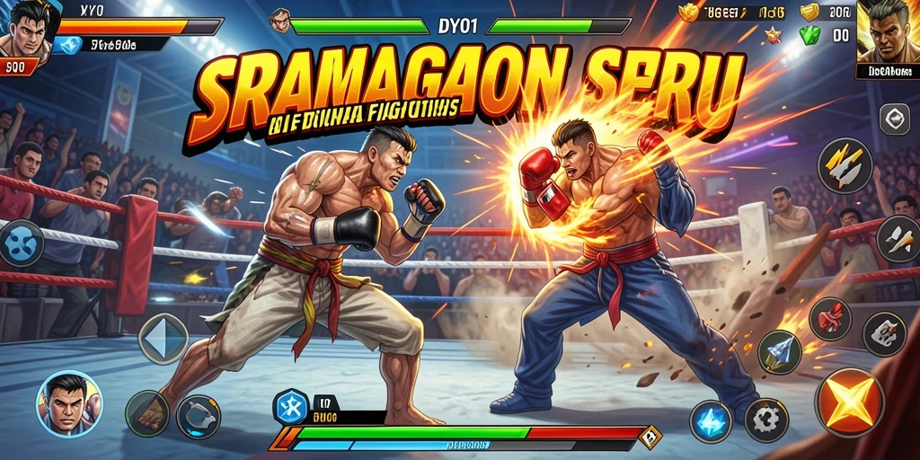 Tampilan screenshot yang menunjukkan aksi pertarungan mendebarkan di DY01.