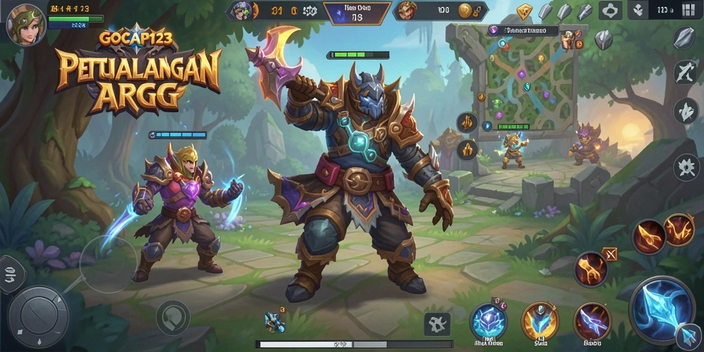 Menampilkan gameplay epik yang mendebarkan dalam GOCAP123.