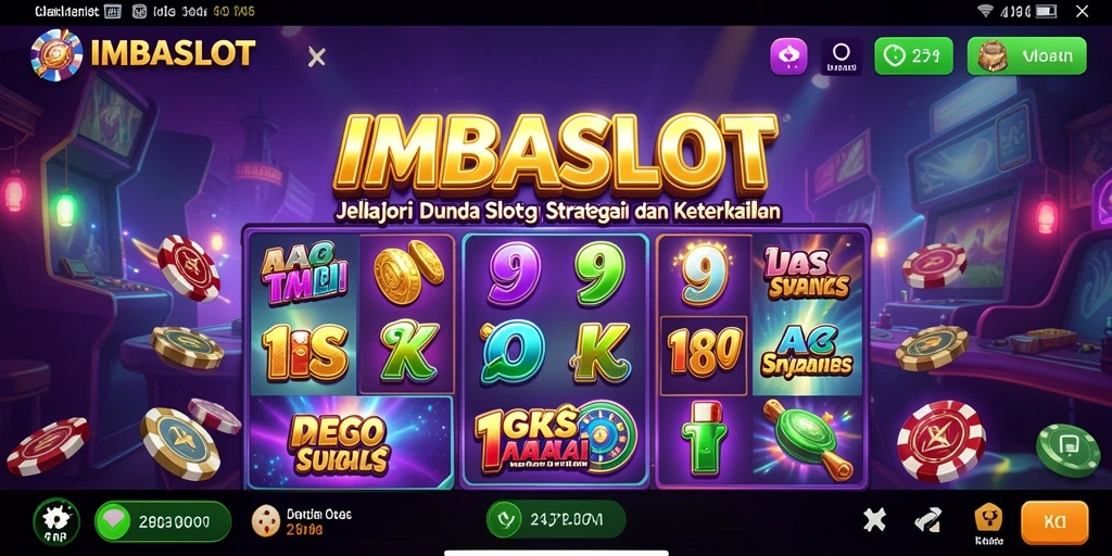Screenshot gameplay IMBASLOT menunjukkan pengalaman slot yang menyenangkan.