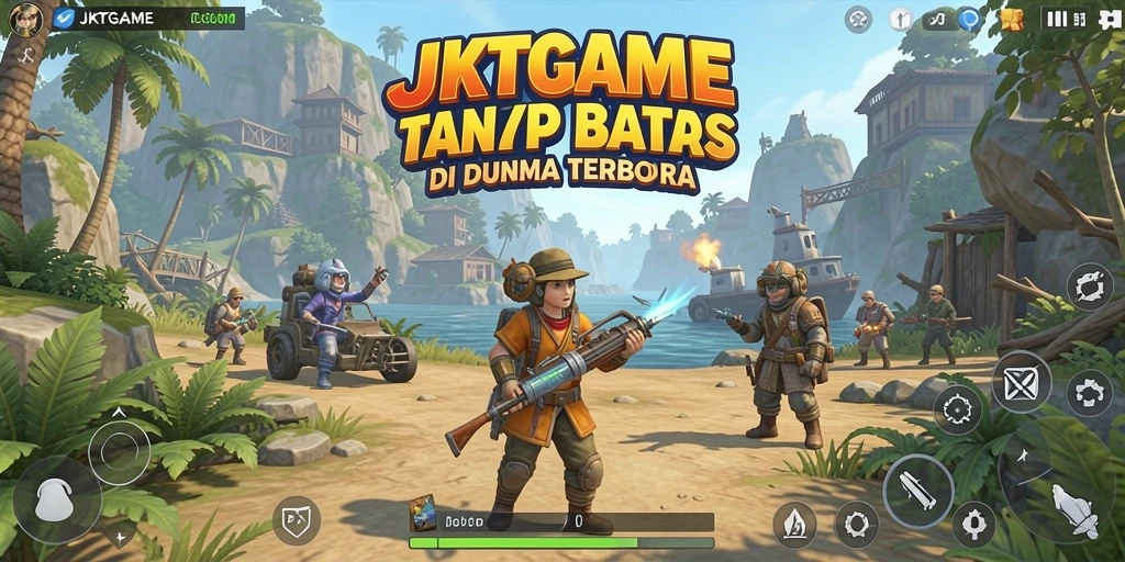 Tampilan gameplay menakjubkan di dunia terbuka JKTGAME.