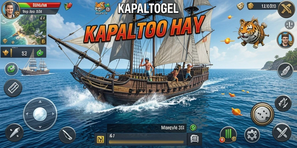 Tampilan gameplay aksi KAPALTOGEL yang mendebarkan dan penuh tantangan.