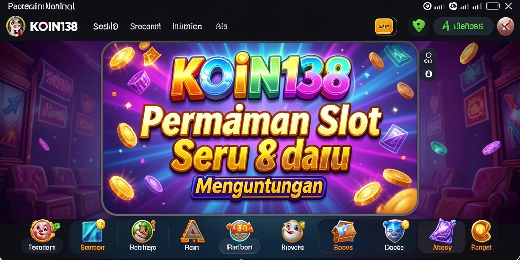 Tampilan gameplay KOIN138 dengan fitur slot yang menarik.