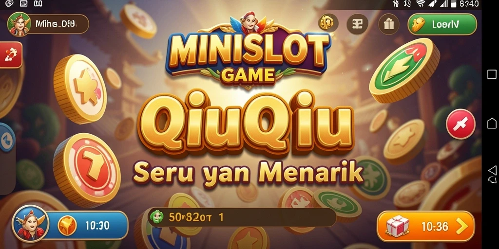 Tangkapan layar gameplay <strong>MINISLOT</strong> yang menampilkan momen seru permainan QiuQiu.