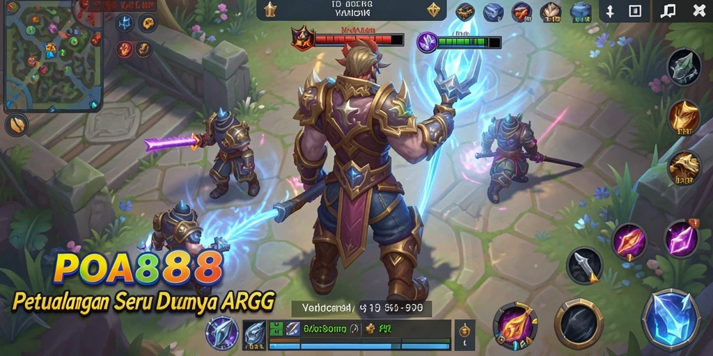 Screenshot utama POA88 yang menampilkan aksi seru dalam gameplay ARPG.