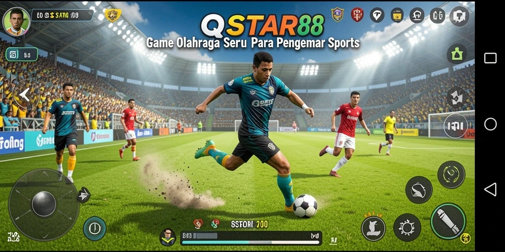 Tampilan gameplay dari QQSTAR88 yang menegangkan dan penuh aksi.