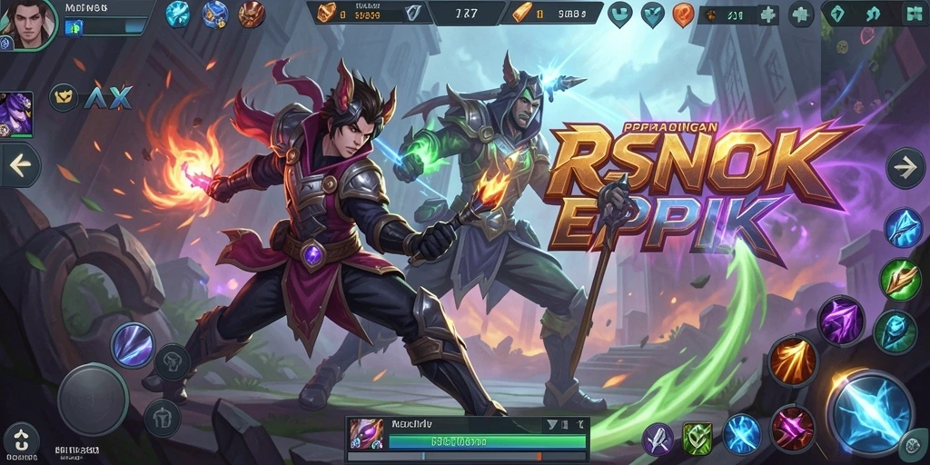 Gameplay mendebarkan dalam pertarungan tim RSNOK.