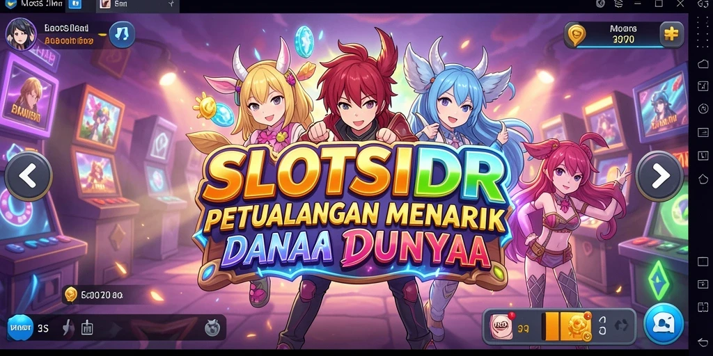 Tampilan gameplay SLOTSIDR yang seru dan penuh warna.