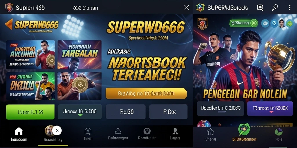 Tampilan gameplay menarik aplikasi Sportsbook SUPERWD666.