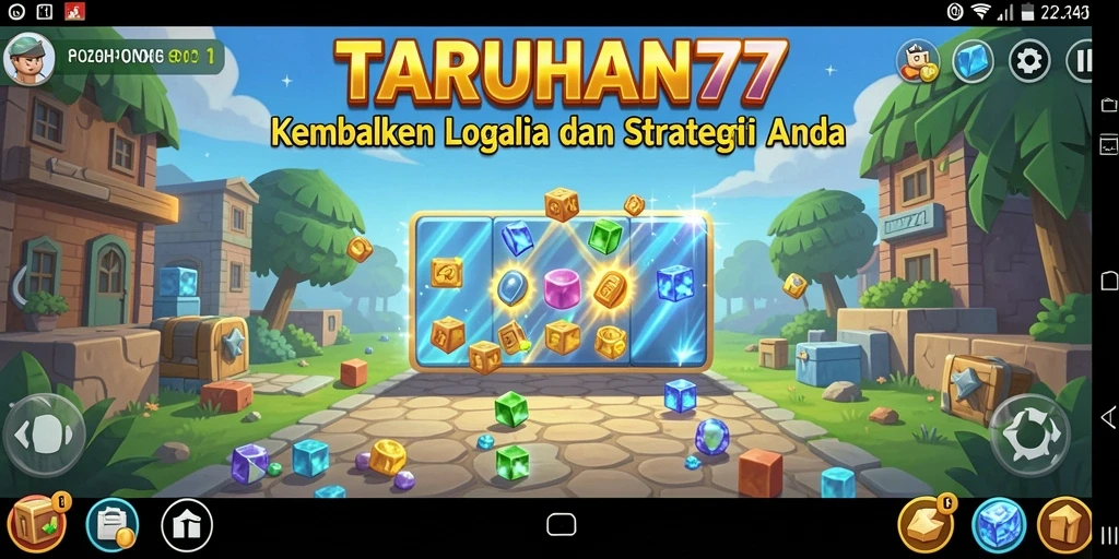 Tampilan gameplay <strong>TARUHAN77</strong> yang menarik dan menantang dalam genre Puzzle.
